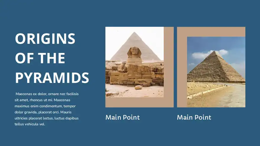 Pyramids Of Egypt Slides
