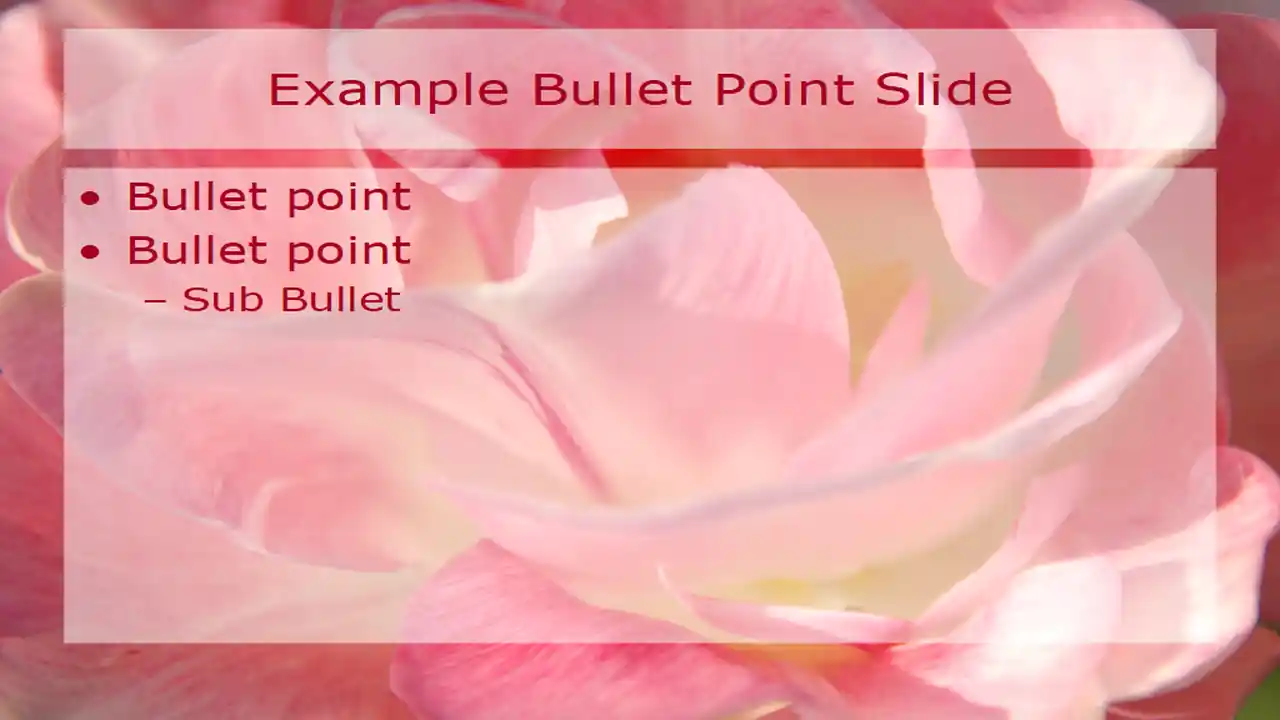 Romantic Flowers PowerPoint Template
