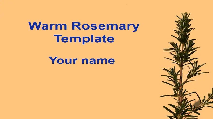 Rosemary Template