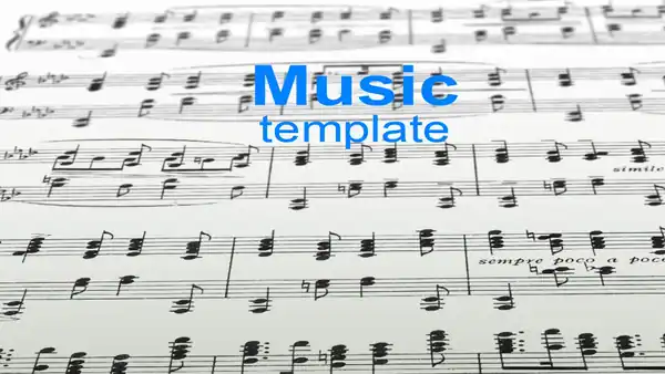 Sheet Music template
