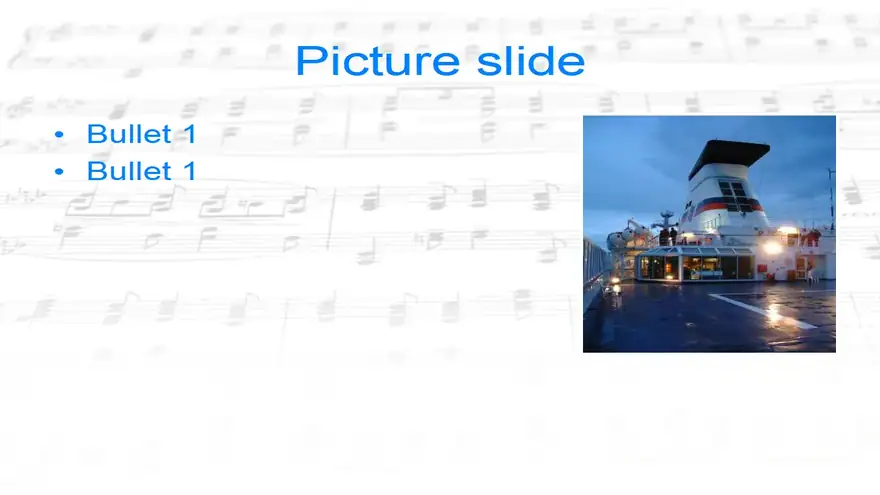 Sheet Music template