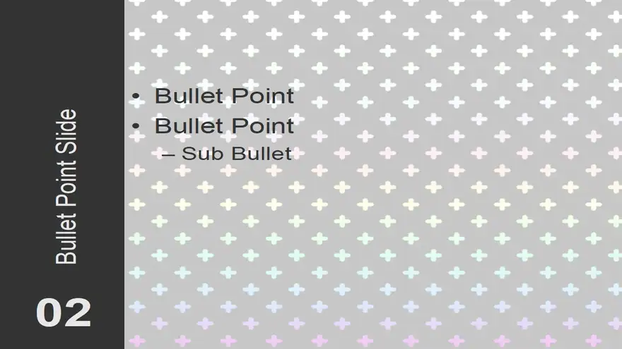 Silver Stars Template