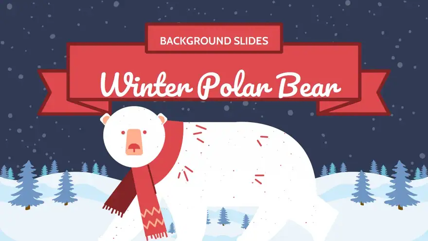 Simple Winter Background Slides