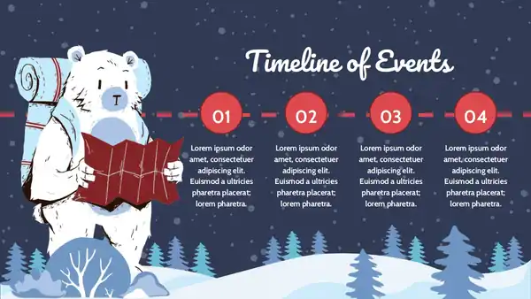 Simple Winter Background Slides
