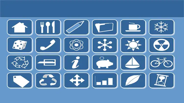 Small Icons Blue