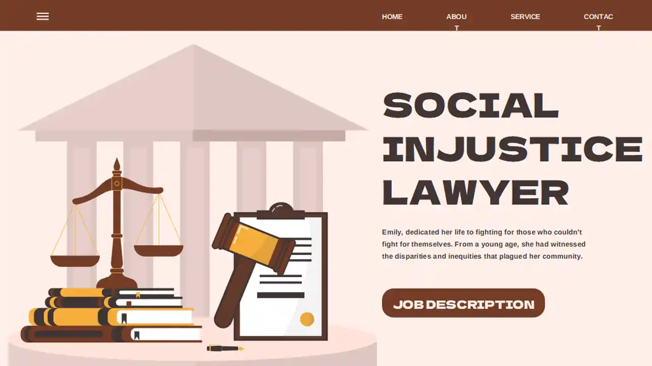 Social Injustice Lawyer Job Description Slides