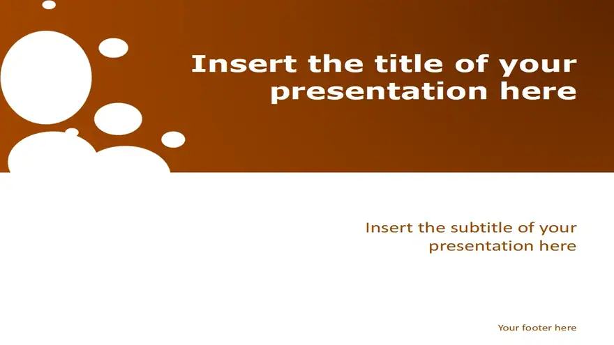 Sparkling – Free Template for PowerPoint and Impress