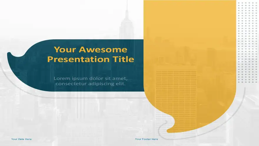 Speech Balloons Template for PowerPoint and Google Slides