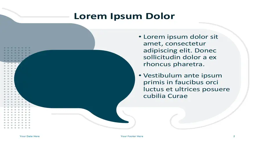Speech Balloons Template for PowerPoint and Google Slides