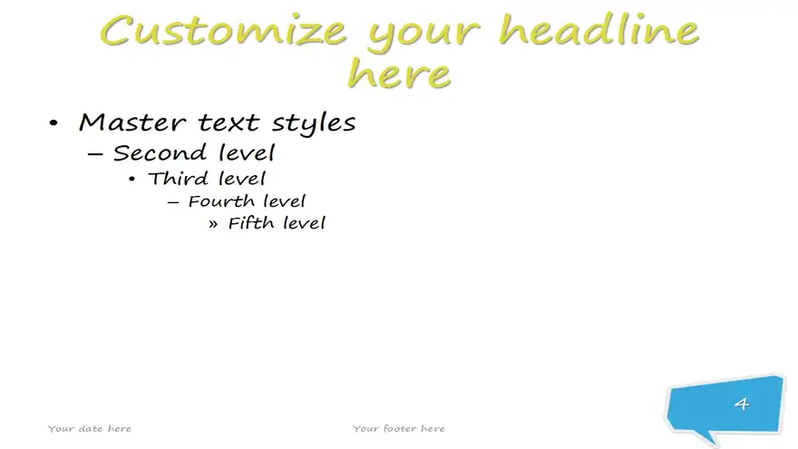 Speech Bubbles – Free Template for PowerPoint and Impress