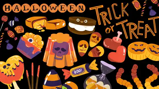 Spooky Halloween Zoom Backgrounds Slides