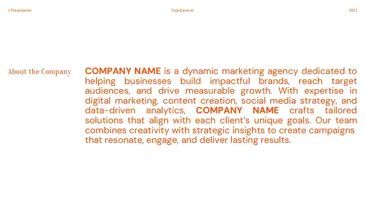 Sports Agency Success Story Slides