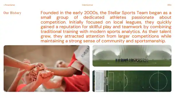 Sports Agency Success Story Slides
