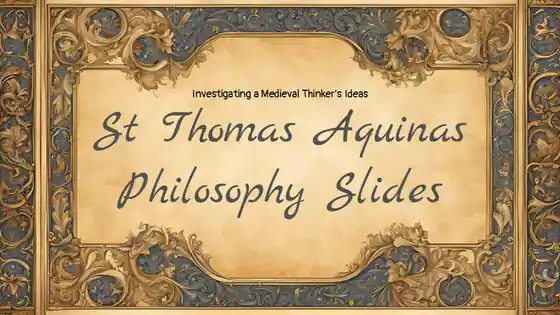 St Thomas Aquinas Philosophy Slides