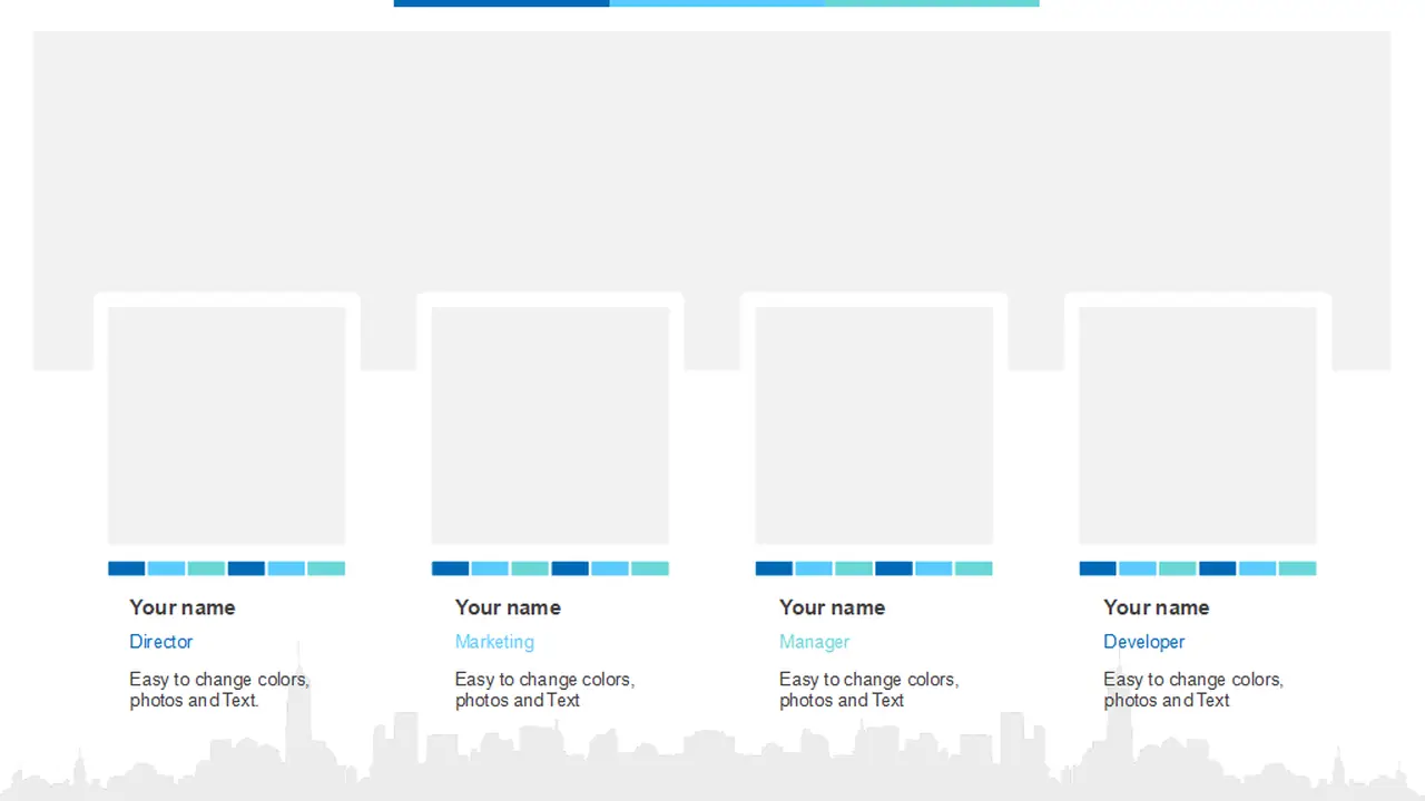Statue of Liberty New York Skyline PowerPoint Templates