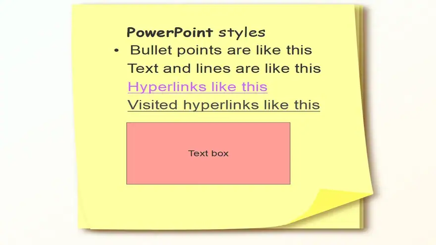 Sticky note template