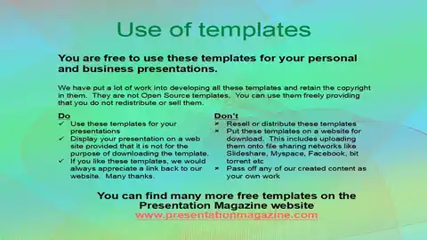 Subtle Grid PowerPoint Template