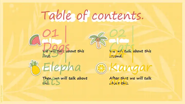 Summer vibes, free summer presentation template.