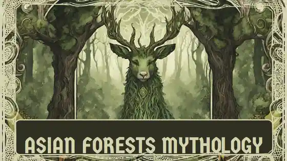 Tarot Card Style Asian Forests Mythology Slides