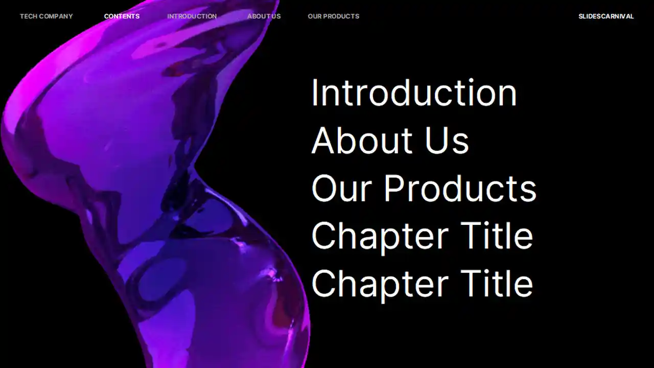 Tech Company Onboarding Slides