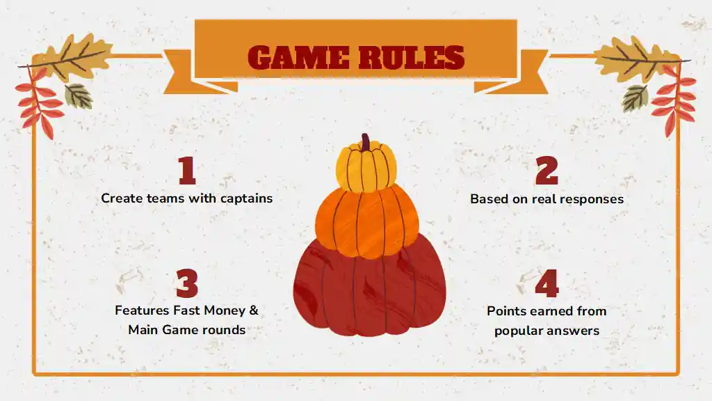 Thanksgiving Family Feud Background