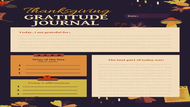 Thanksgiving Gratitude Journals