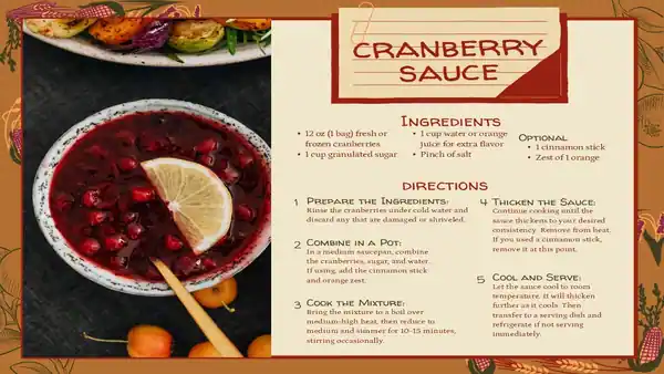Thanksgiving Recipe Cards