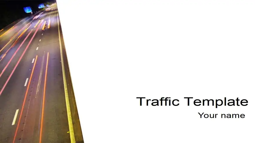 Traffic Template (white)