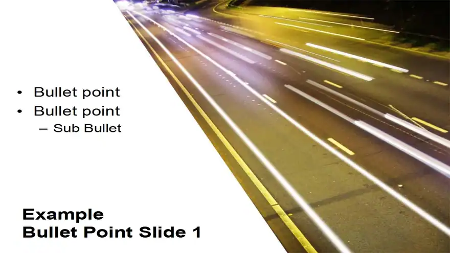 Traffic Template (white)