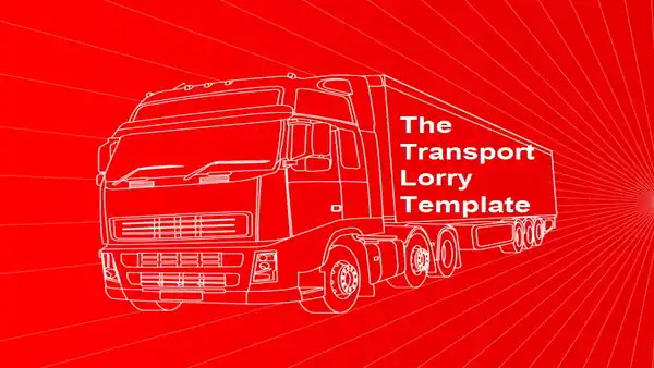 Transport Lorry PowerPoint Template