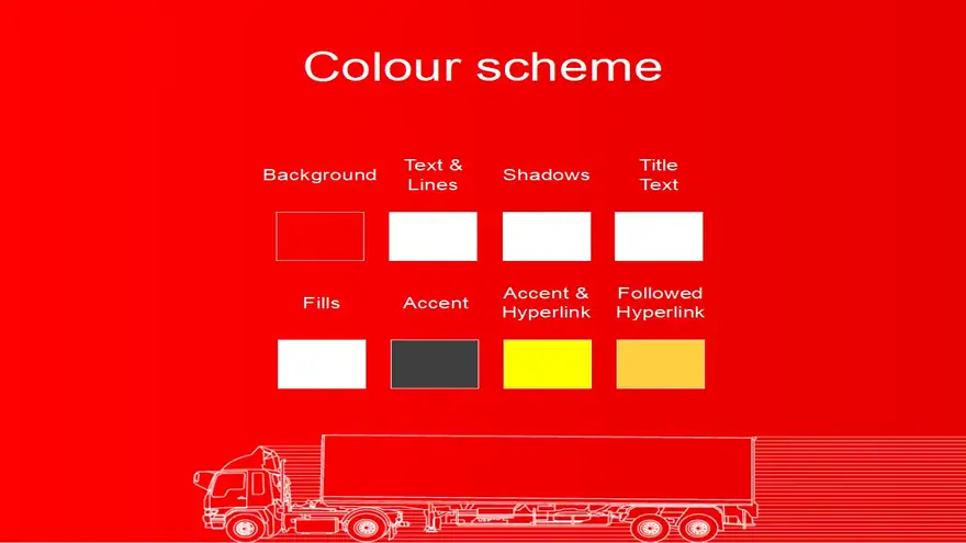 Transport Lorry PowerPoint Template