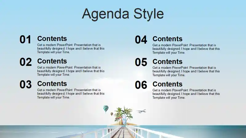Travel and Vacation PowerPoint Templates