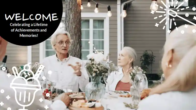 Tribute Video Slideshow for Retirement