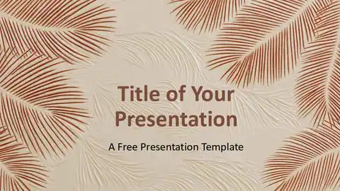 Tropical Serenity Template