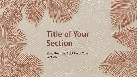 Tropical Serenity Template