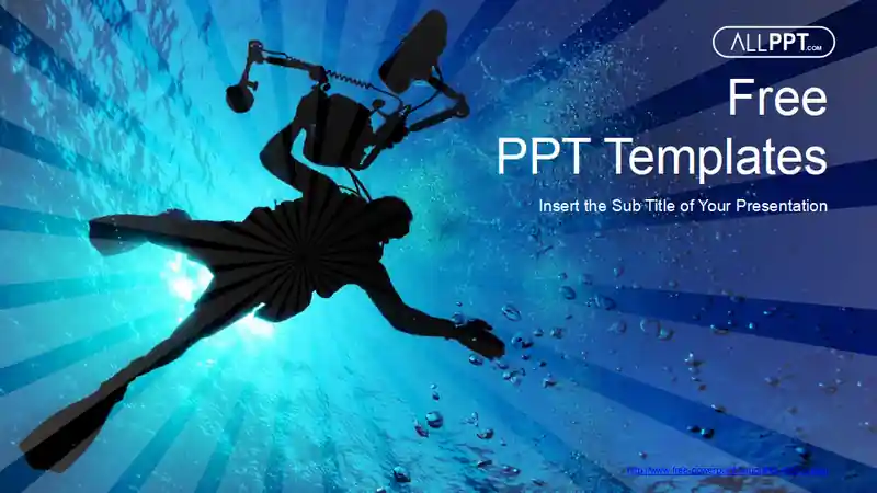 Underwater Scuba Diving PowerPoint Templates