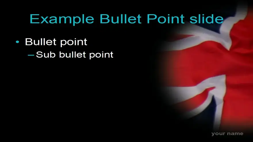 Union Jack Template