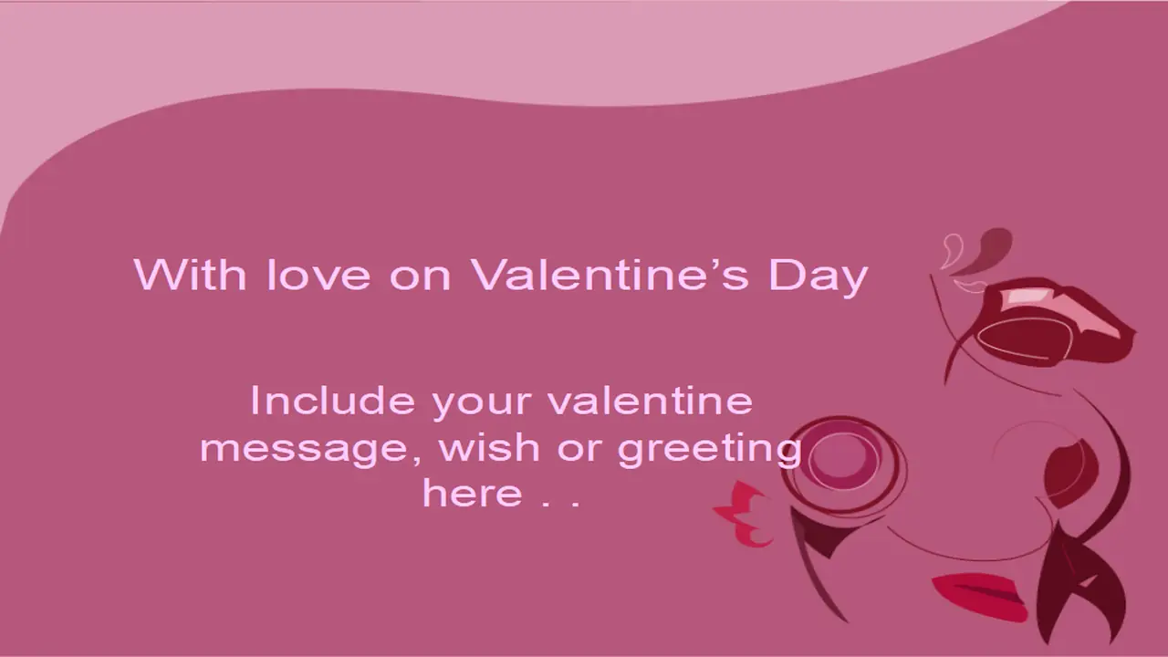 Valentine Violet Template