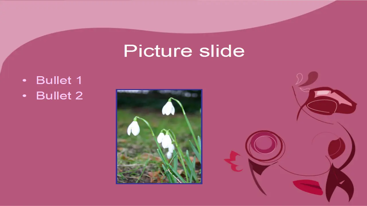 Valentine Violet Template