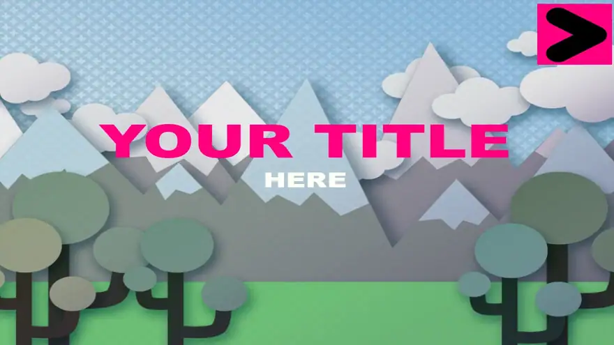 Vector Hills PowerPoint Template