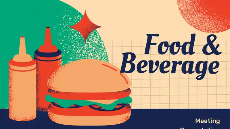 Vintage Food and Beverage Business Slides