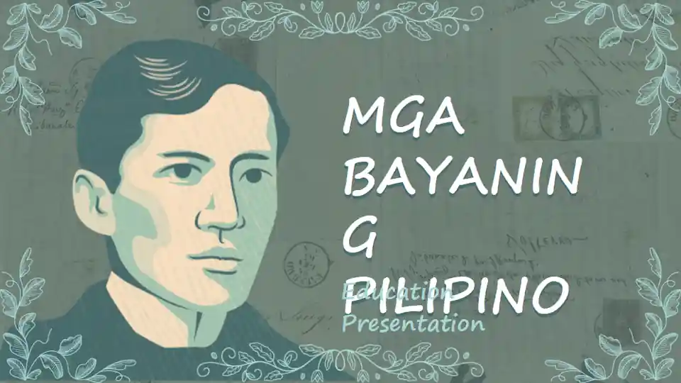 Vintage Mga Bayaning Pilipino Slides