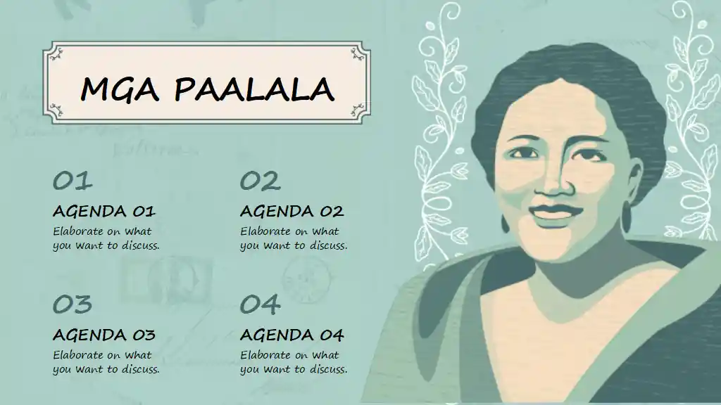 Vintage Mga Bayaning Pilipino Slides