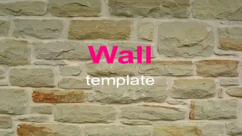 Wall PowerPoint template