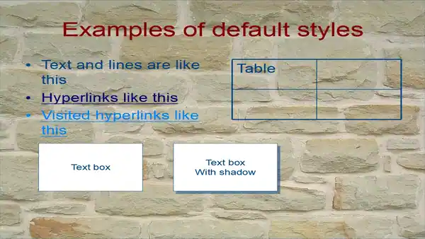 Wall PowerPoint template