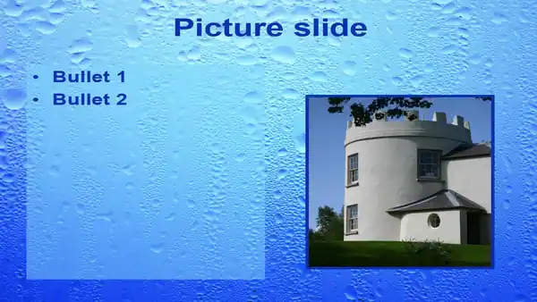 Water Drops Template