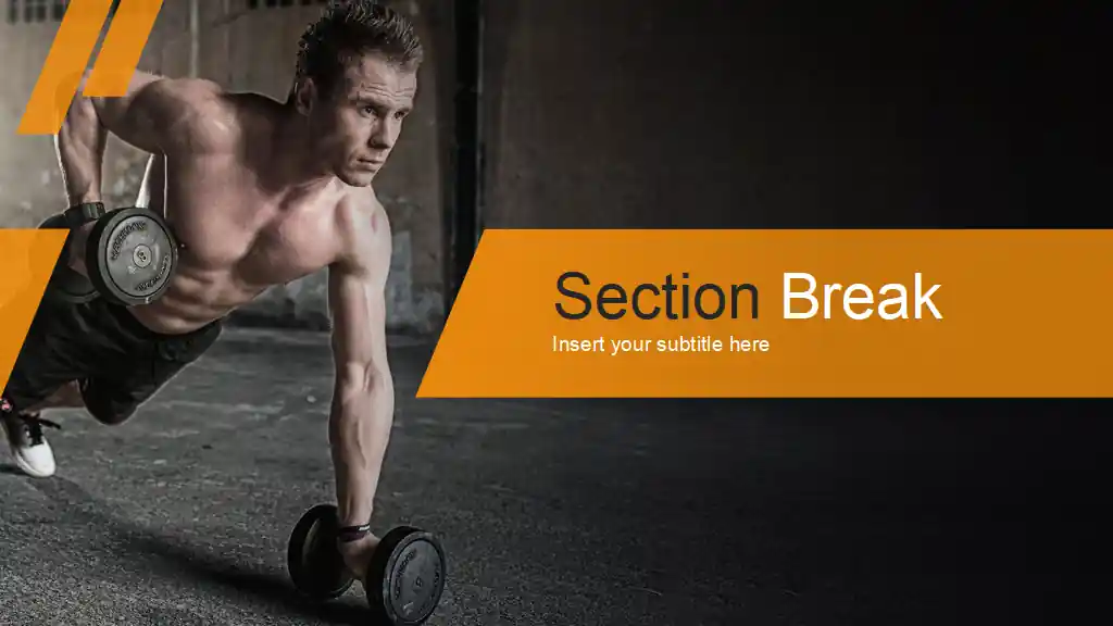 Workout with Kettle Bell PowerPoint Templates