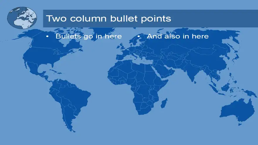 World Blue Template