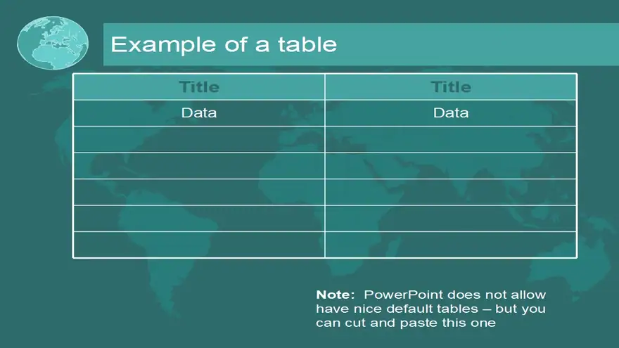 World Green 2 Template