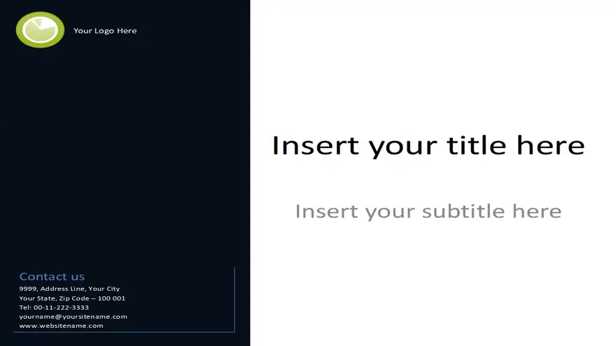 Yet Another Simple Business Template For PowerPoint